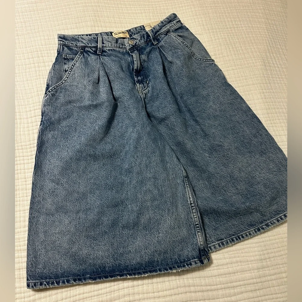 Free People CRVY Antonia Culotte Crop Size 28 - Picture 7 of 15